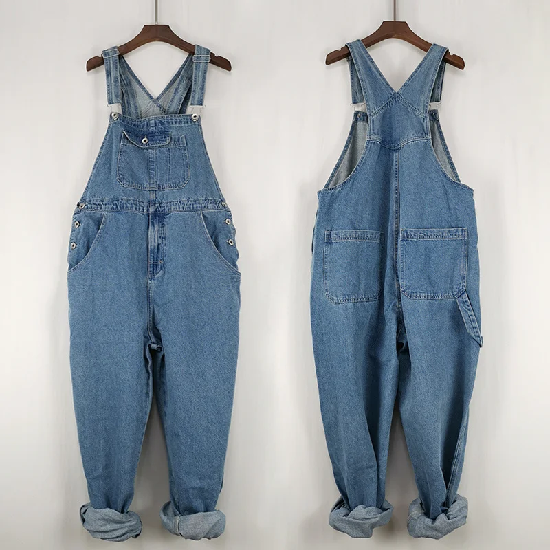 Men's Denim Overalls Large Size Straight Pants Blue Jeans Loose Men's Work Clothes More Sizes 30-48 50
Men's Denim Overalls Large Size Straight Pants Blue Jeans Loose Men's Work Clothes More Sizes 30-48 50