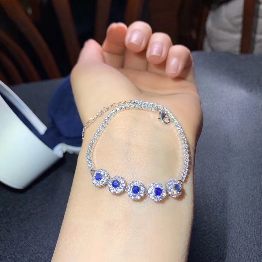 exquisite new style blue Sapphire bracelet for women silver jewelry natural gem thicker silver chain birthday gift birthstone
exquisite new style blue Sapphire bracelet for women silver jewelry natural gem thicker silver chain birthday gift birthstone