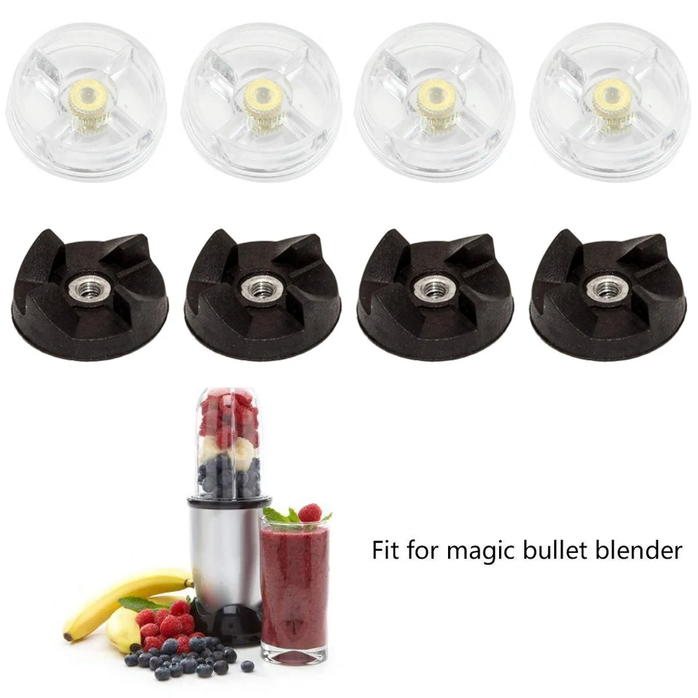 Behogar 4PCS Black Blade Gears 4PCS Clear Base Gears Replacement Parts Accessories for Magic Bullet 250W Blender
Behogar 4PCS Black Blade Gears 4PCS Clear Base Gears Replacement Parts Accessories for Magic Bullet 250W Blender