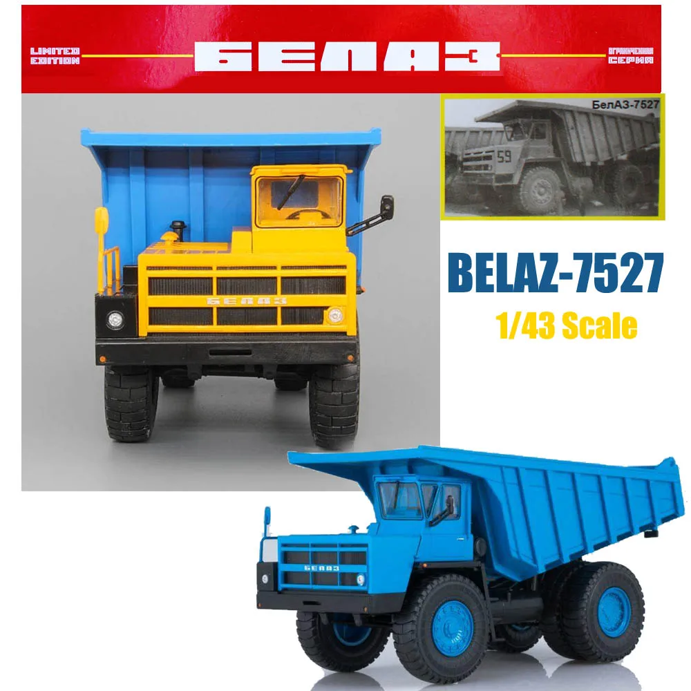 Новинка 1/43, самосвал Belaz 7527, модели игрушек из сплава под давлением СССР для коллекции Gfit
Новинка 1/43, самосвал Belaz 7527, модели игрушек из сплава под давлением СССР для коллекции Gfit