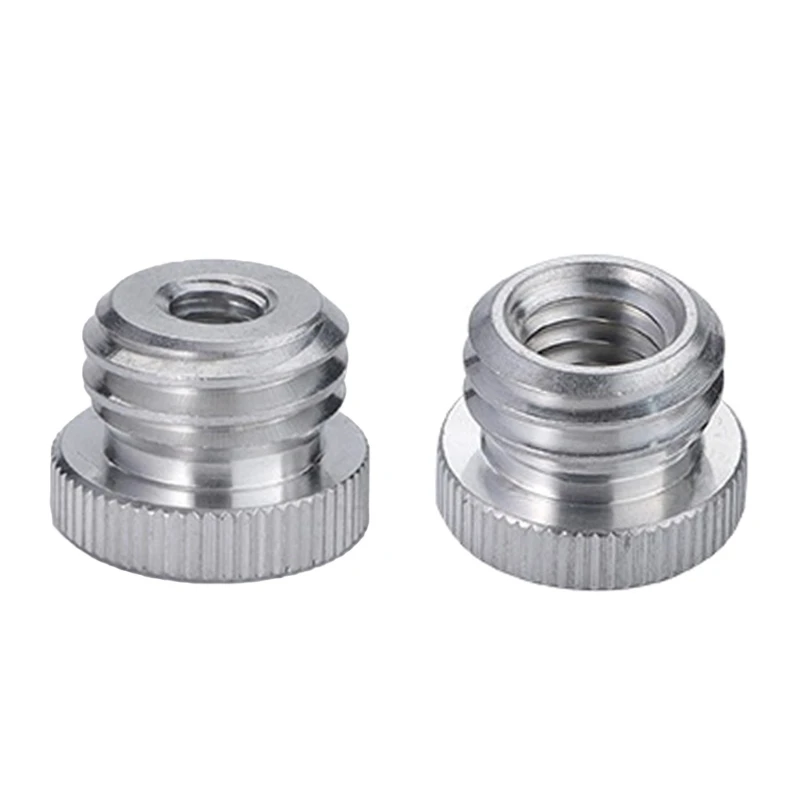 Screw Adapter Aluminum Alloy Thread 1/4'' Female to 5/8" Male 3/8 Female to 5/8 Male Laser Level Camera Tripod Use
Screw Adapter Aluminum Alloy Thread 1/4'' Female to 5/8" Male 3/8 Female to 5/8 Male Laser Level Camera Tripod Use