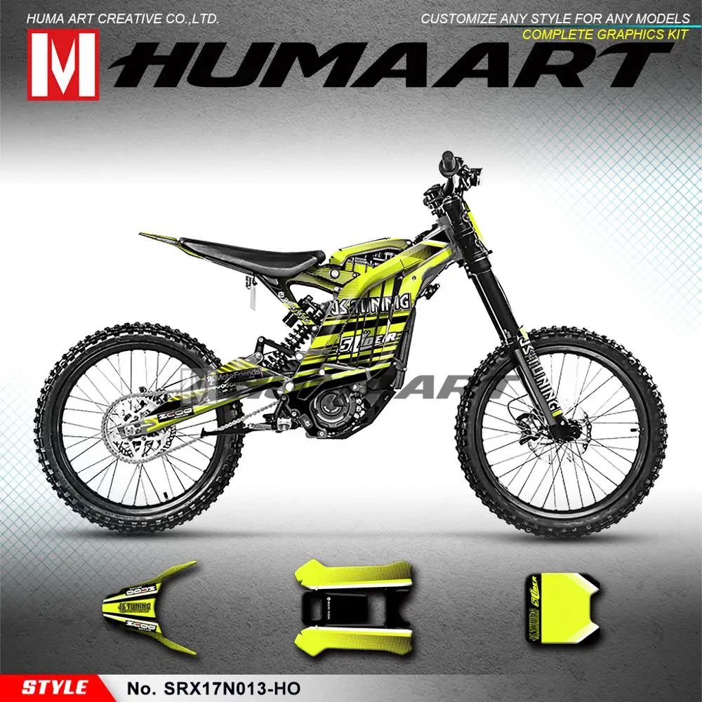 HUMAART Racing Stickers Self Adhesives for Sur-Ron Light Bee X/S Electric Bike (Style no. SRX17N013-HO), Yellow
HUMAART Racing Stickers Self Adhesives for Sur-Ron Light Bee X/S Electric Bike (Style no. SRX17N013-HO), Yellow