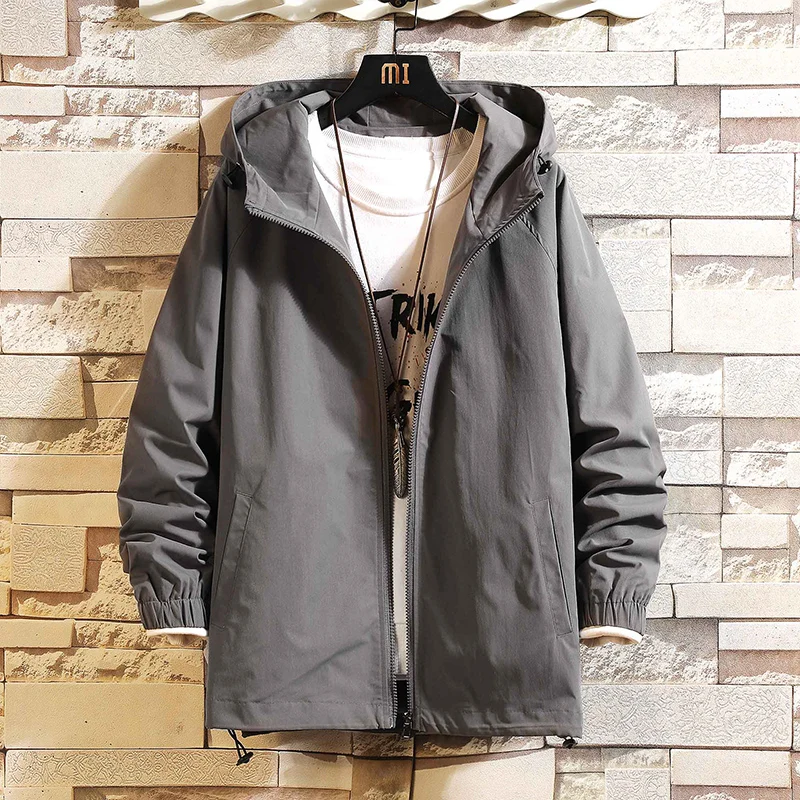 Mens Jacket Spring Autumn Pop Casual Jacket Mens Slim Fit Hooded Jacket Bomber Jacket Men Windbreaker Jacket
Mens Jacket Spring Autumn Pop Casual Jacket Mens Slim Fit Hooded Jacket Bomber Jacket Men Windbreaker Jacket
