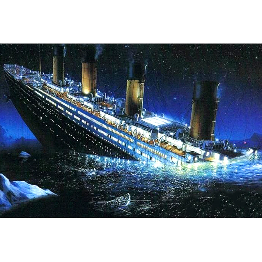 Full Square/Round Drill 5D DIY Diamond Painting "Titanic ship" Embroidery Cross Stitch 5D Home Decor Mosaic Christmas Gift
Full Square/Round Drill 5D DIY Diamond Painting "Titanic ship" Embroidery Cross Stitch 5D Home Decor Mosaic Christmas Gift