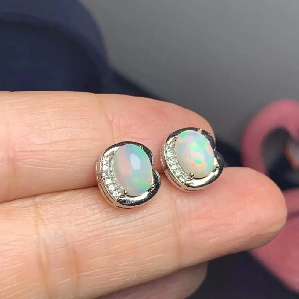 New Arrival Natural and Real Natural Real OPal Earrings S925 Sterling Silver Fine Elegant Jewelry for Women Wedding Earring
New Arrival Natural and Real Natural Real OPal Earrings S925 Sterling Silver Fine Elegant Jewelry for Women Wedding Earring