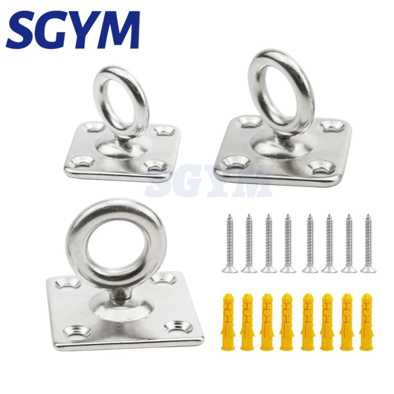 2Pcs Square Swivel Rotatable Ceiling Hook Wall Mounted Hook 5mm/6mm/8mm Stainless Steel hanging Anchor For Yoga Swings Hammock
2Pcs Square Swivel Rotatable Ceiling Hook Wall Mounted Hook 5mm/6mm/8mm Stainless Steel hanging Anchor For Yoga Swings Hammock