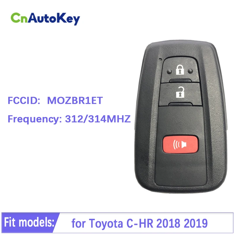 CN 007181 Для Toyota CHR 2018 2019 FCC MOZBR1ET модель BR1ET 3 кнопки умный бесконтактный пульт дистанционного управления автомобильным брелоком управления 314,3 МГц 8A чип
CN 007181 Для Toyota CHR 2018 2019 FCC MOZBR1ET модель BR1ET 3 кнопки умный бесконтактный пульт дистанционного управления автомобильным брелоком управления 314,3 МГц 8A чип