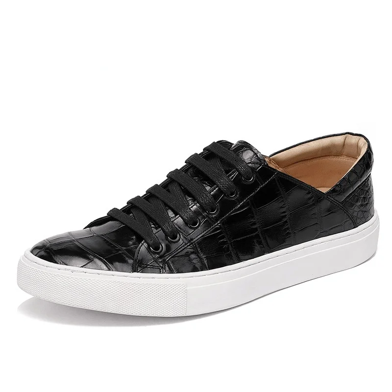 Leather Genuine Fashion Board Man Designer Slip On Shoes Men High Quality Trend Casual Male Sneakers Luxury Brand Mens Trainers
Leather Genuine Fashion Board Man Designer Slip On Shoes Men High Quality Trend Casual Male Sneakers Luxury Brand Mens Trainers