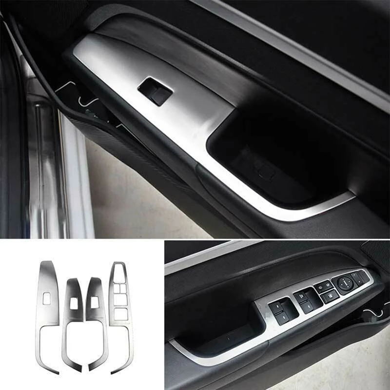 For 2016-2020 Hyundai Elantra Silver Window Lift Switch Button Panel Cover Trim Interior Door Armrest Decoration
For 2016-2020 Hyundai Elantra Silver Window Lift Switch Button Panel Cover Trim Interior Door Armrest Decoration