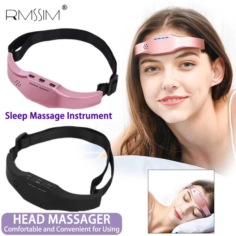 EMS Head Massager Forehead Brain Relaxation Low Frequency Pulse Improve Sleep Health Stress Relief Brain Massager Stimulator
EMS Head Massager Forehead Brain Relaxation Low Frequency Pulse Improve Sleep Health Stress Relief Brain Massager Stimulator
