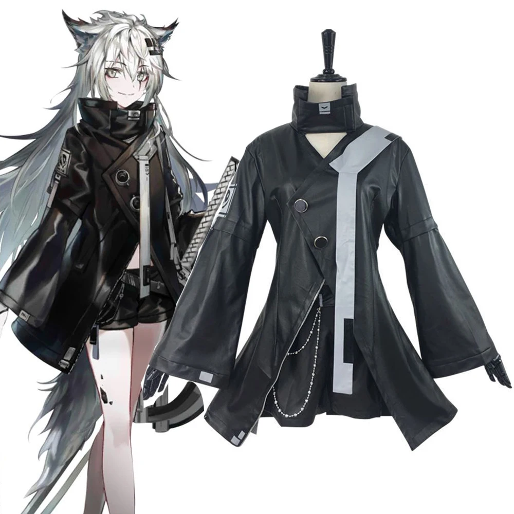 Game Lappland Arknights Cosplay Costumes Wig Halloween Carnival Party Adult Women Leather Jacket Uniform Girl Clothes Suit
Game Lappland Arknights Cosplay Costumes Wig Halloween Carnival Party Adult Women Leather Jacket Uniform Girl Clothes Suit
