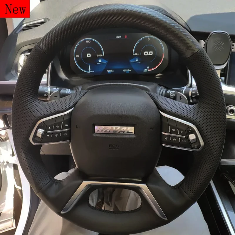DIY Leather Hand-stitched Car Steering Wheel Covers For Great Wall Haval H2S 2020 H4 H6 H7 2018 Car Accessories
DIY Leather Hand-stitched Car Steering Wheel Covers For Great Wall Haval H2S 2020 H4 H6 H7 2018 Car Accessories
