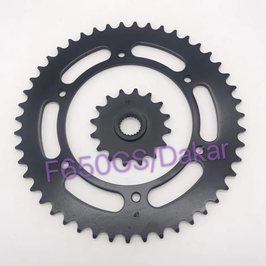 Motorcycle front and rear sprocket gears for F650GS / Dakar Funduro F650GS F650ST Strada G650GS Sertao
Motorcycle front and rear sprocket gears for F650GS / Dakar Funduro F650GS F650ST Strada G650GS Sertao
