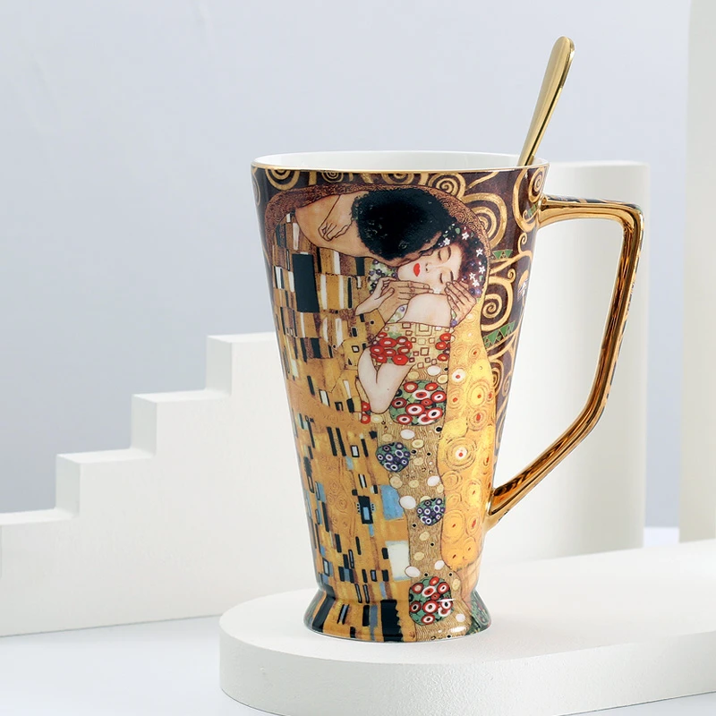 Large Capacity Coffee Mug with Spoon Luxury Ceramic Coffee Cup Bone China Tea Cup Ceramic Drink Ware Home Decoration Gifts
Large Capacity Coffee Mug with Spoon Luxury Ceramic Coffee Cup Bone China Tea Cup Ceramic Drink Ware Home Decoration Gifts