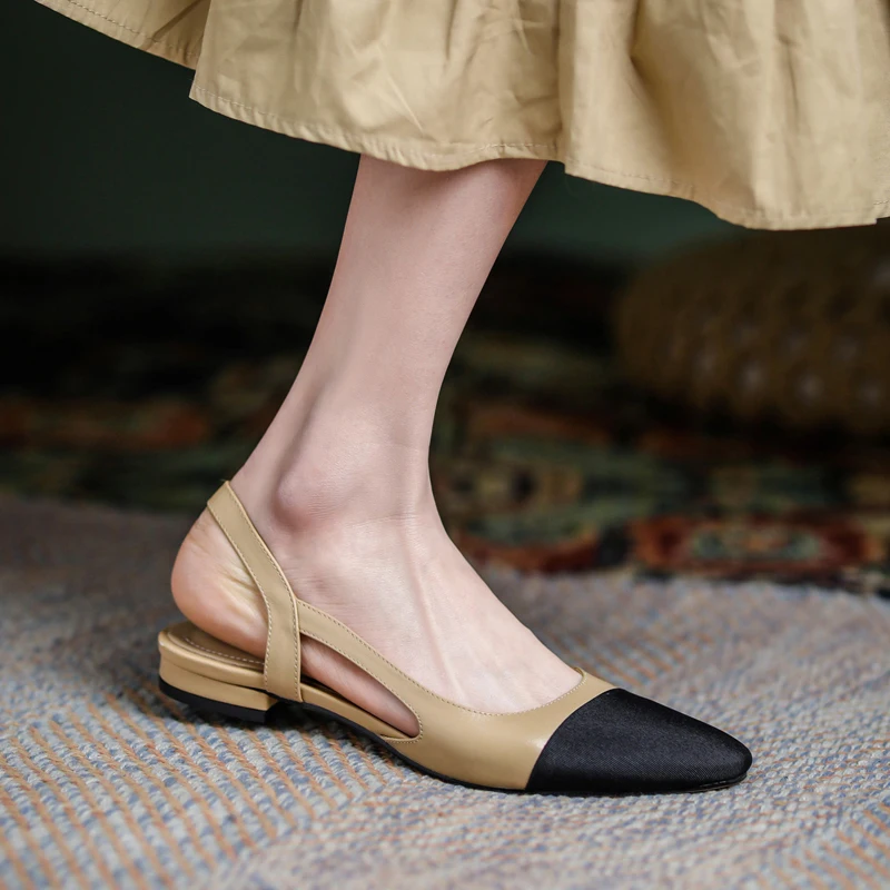 women sandals cow leather round toe patchwork ladies shoes slip on slingback sandals brand design Apricot shoe large size 42
women sandals cow leather round toe patchwork ladies shoes slip on slingback sandals brand design Apricot shoe large size 42