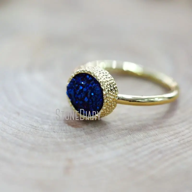 RM6368 10Pcs Fashion Copper Ring Titanium Blue Druzy Crystal Gold Color Round Shape Ring 6-8
RM6368 10Pcs Fashion Copper Ring Titanium Blue Druzy Crystal Gold Color Round Shape Ring 6-8