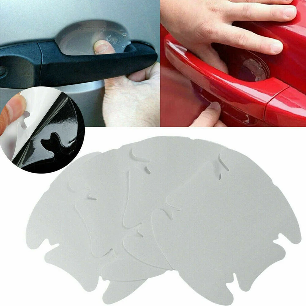 4pcs Universal Invisible Car Door Handle Scratches Automobile Shakes Protective Vinyl Protector Films Car Handle Protection
4pcs Universal Invisible Car Door Handle Scratches Automobile Shakes Protective Vinyl Protector Films Car Handle Protection