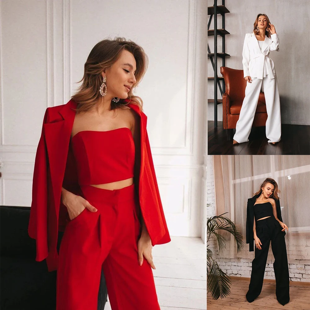 Fashion Elegant Women Jacket +Pants Suits Casual Blazer With Belt 2 Pieces Set Office Lady Daily Wear Dress
Fashion Elegant Women Jacket +Pants Suits Casual Blazer With Belt 2 Pieces Set Office Lady Daily Wear Dress