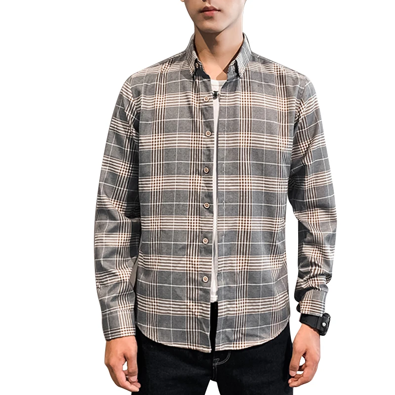Men's Pop Long-sleeved Plaid Business Shirt Classic Lapel Design Office Bank Casual Work Clothes High-quality Men's Clothing
Men's Pop Long-sleeved Plaid Business Shirt Classic Lapel Design Office Bank Casual Work Clothes High-quality Men's Clothing