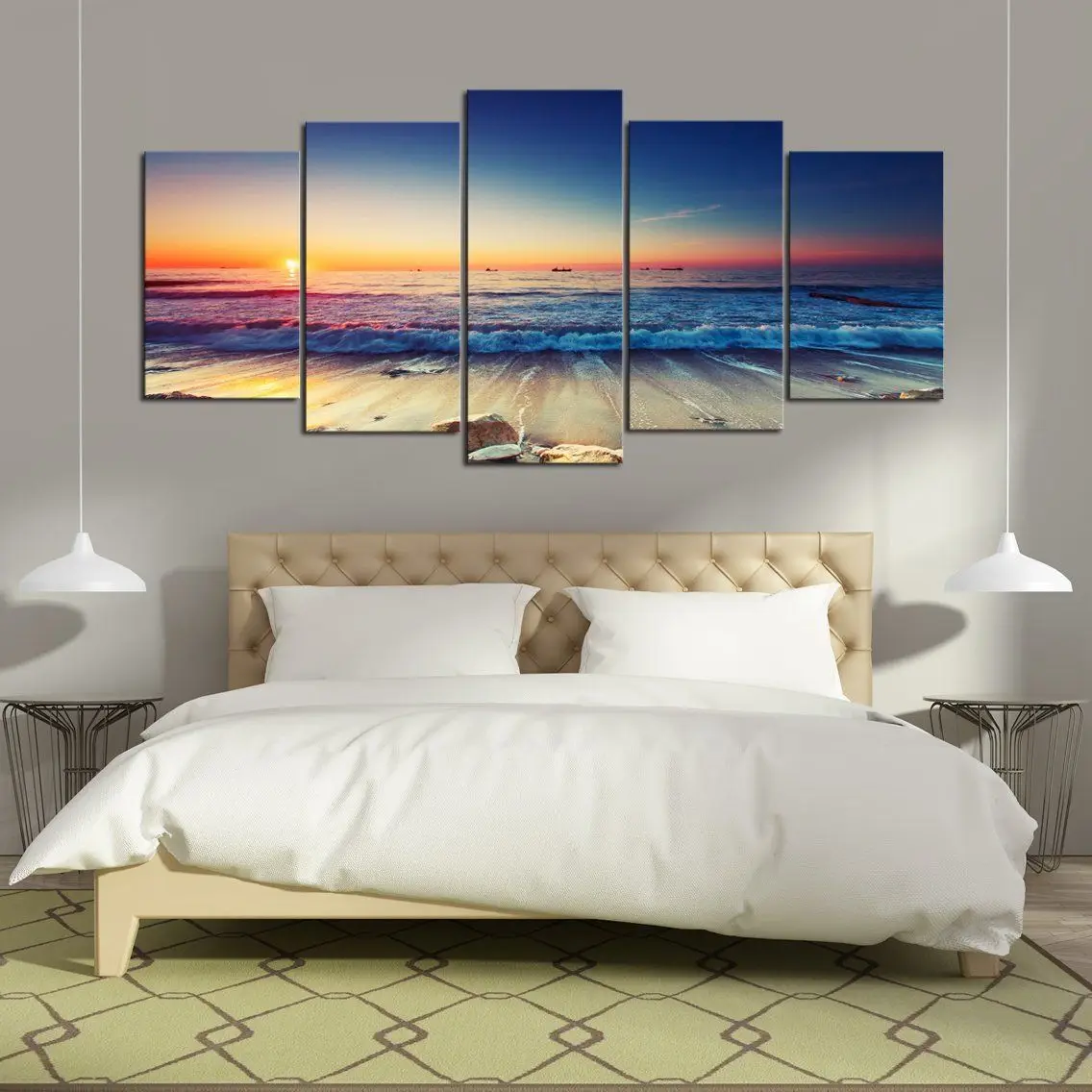 Landscape Sea Wave Seascape Home Decor Natural Artwork Wall Art 5pcs Waves Painting Print on Canvas Bedroom Wall Decor Drop Ship
Landscape Sea Wave Seascape Home Decor Natural Artwork Wall Art 5pcs Waves Painting Print on Canvas Bedroom Wall Decor Drop Ship