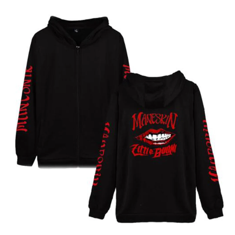 Maneskin Print Oversized Zip Up Hoodie Women Men Harajuku Sweatshirt Streetwear Hip Hop Fleece Hooded Jacket Casual Sportswear
Maneskin Print Oversized Zip Up Hoodie Women Men Harajuku Sweatshirt Streetwear Hip Hop Fleece Hooded Jacket Casual Sportswear
