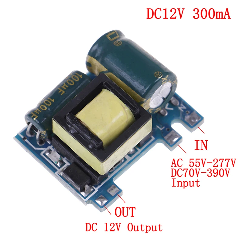 Precision 12V300mA (3W) Isolated Switching Power Supply Module AC-DC step-down module 220 to 12V
Precision 12V300mA (3W) Isolated Switching Power Supply Module AC-DC step-down module 220 to 12V