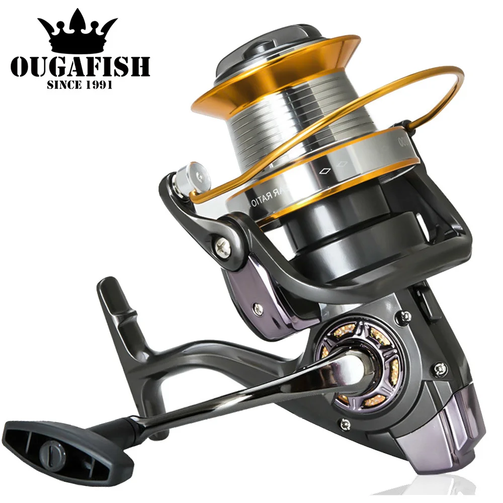 2021 Spinning Reel Strong Metal High Speed 5.2:1 12+1BB Peche Carp Fishing Reels Big Sea Boat Drag 20-25kg Fish Tools Molinete
2021 Spinning Reel Strong Metal High Speed 5.2:1 12+1BB Peche Carp Fishing Reels Big Sea Boat Drag 20-25kg Fish Tools Molinete