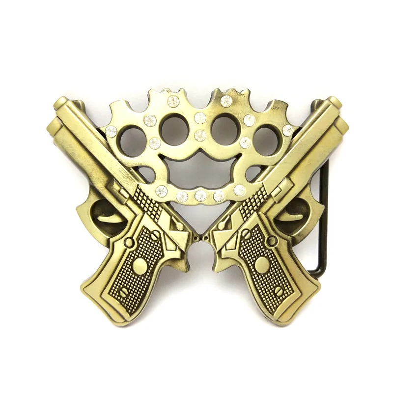 Antique Bronze Silver Cool Guns Cross with Rhinestones Punk Rock Metal Belt Buckle for Casual Men Western Cowboy DIY Accessories
Antique Bronze Silver Cool Guns Cross with Rhinestones Punk Rock Metal Belt Buckle for Casual Men Western Cowboy DIY Accessories