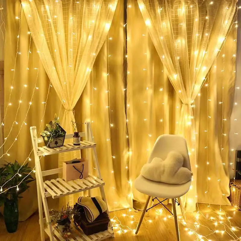 3Mx2M 240L LED Curtain Light Christmas Fairy Lights New Year Garland Curtain Holiday Decoration For Home Bedroom Windows
3Mx2M 240L LED Curtain Light Christmas Fairy Lights New Year Garland Curtain Holiday Decoration For Home Bedroom Windows