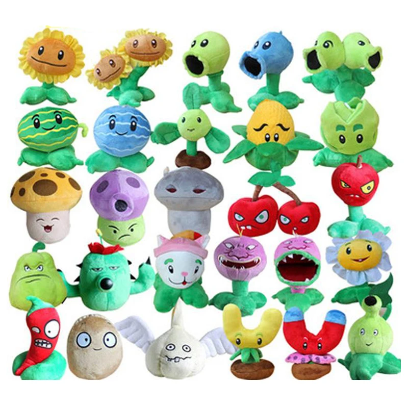 27 Styles Plants vs Zombies Plush Toys 13-20cm PVZ Plants SunFlower Peashooter Plush Stuffed Toys Soft Toy Doll for Kids Gifts
27 Styles Plants vs Zombies Plush Toys 13-20cm PVZ Plants SunFlower Peashooter Plush Stuffed Toys Soft Toy Doll for Kids Gifts