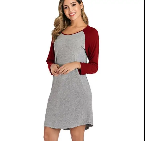 Summer Women's Maternity Dress Mommy Pregnant Long Sleeve Pajamas Nursing Breastfeeding Nightshirt Sleepwear High waist dress
Summer Women's Maternity Dress Mommy Pregnant Long Sleeve Pajamas Nursing Breastfeeding Nightshirt Sleepwear High waist dress