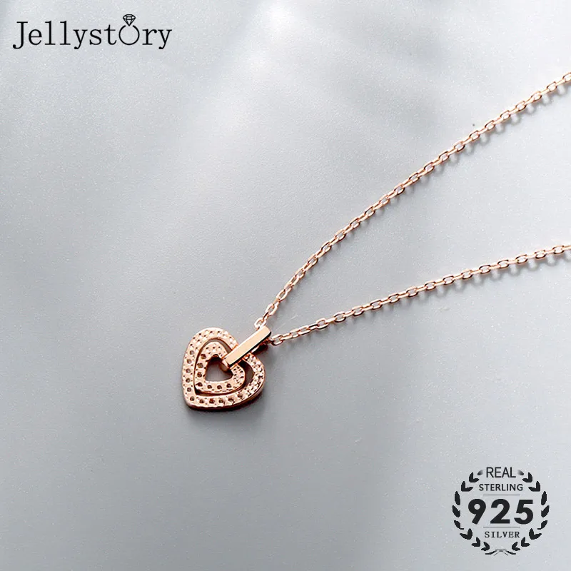 Ожерелье Jellystory из стерлингового серебра 925 пробы с кулоном в форме сердца из циркония для женщин, подарок на свадьбу, вечеринку
Ожерелье Jellystory из стерлингового серебра 925 пробы с кулоном в форме сердца из циркония для женщин, подарок на свадьбу, вечеринку