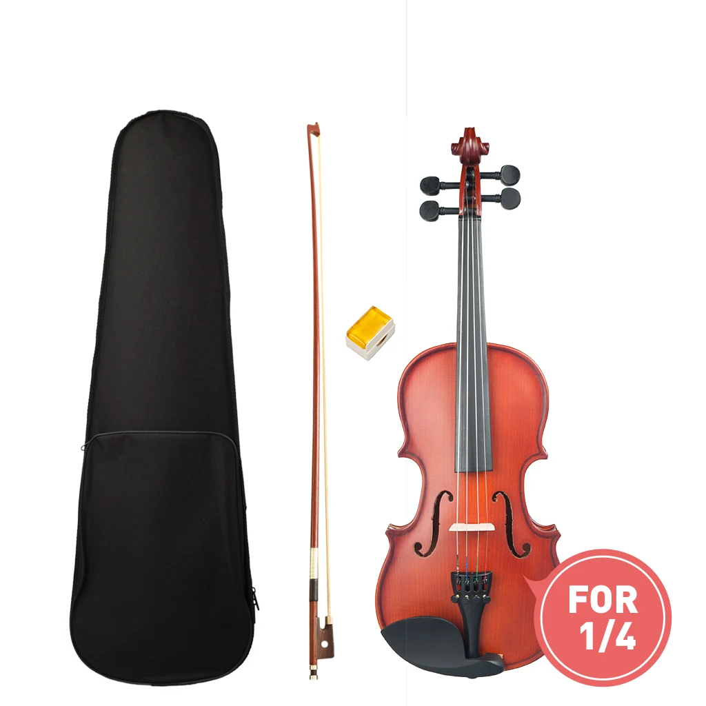 NEW 1/4 Violin Matte W/Case+Bow+Rosin Set For Biginner Learner Natural Color /Fiddle
NEW 1/4 Violin Matte W/Case+Bow+Rosin Set For Biginner Learner Natural Color /Fiddle