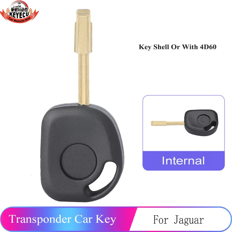 KEYECU Uncut Transponder Car Key With 4D60 Glass Chip For Jaguar S Type X Type XJR XJ8
KEYECU Uncut Transponder Car Key With 4D60 Glass Chip For Jaguar S Type X Type XJR XJ8