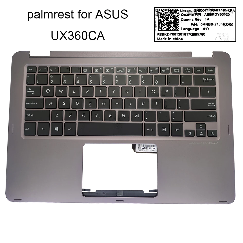 US English Notebook Keyboard For Asus ZenBook UX360CA UX360C UX360 Laptop PC Parts Keyboards Palmrest Top Case 13NB0BA2AP0201
US English Notebook Keyboard For Asus ZenBook UX360CA UX360C UX360 Laptop PC Parts Keyboards Palmrest Top Case 13NB0BA2AP0201