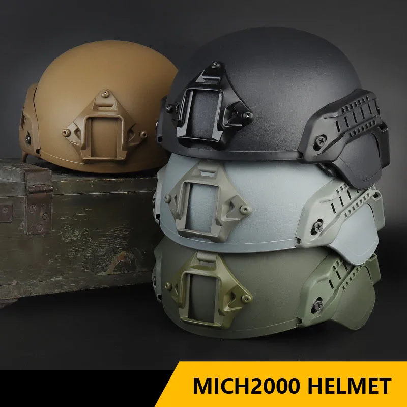 Качественный легкий военный шлем MICH2000 для страйкбола Тактический шлем для улицы Тактический покраска CS SWAT Защитное снаряжение для езды
Качественный легкий военный шлем MICH2000 для страйкбола Тактический шлем для улицы Тактический покраска CS SWAT Защитное снаряжение для езды