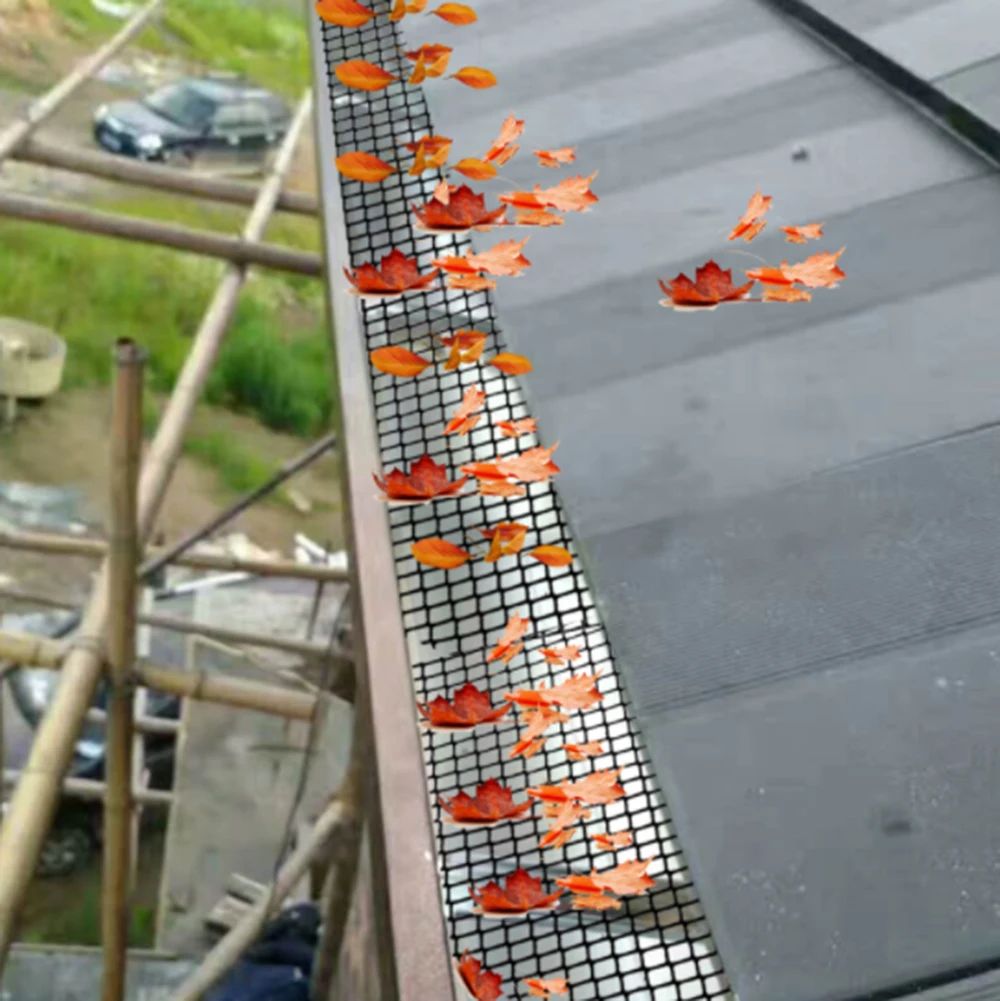 Plastic Drainage Gutter Guard Mesh Guards Easy Install Gutters Cover Garden Gutter Protection Net With Fixed Hooks
Plastic Drainage Gutter Guard Mesh Guards Easy Install Gutters Cover Garden Gutter Protection Net With Fixed Hooks