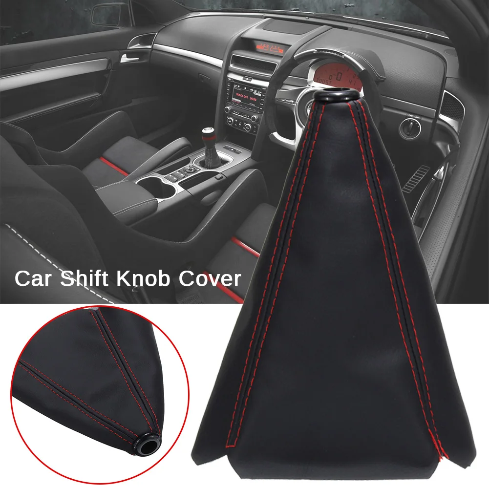 Car Gear Shift Knob Cover Shifter Lever Stick Universal Stitch PU Leather Shifter Auto Shift Boot Cover Car Interior Accessories
Car Gear Shift Knob Cover Shifter Lever Stick Universal Stitch PU Leather Shifter Auto Shift Boot Cover Car Interior Accessories
