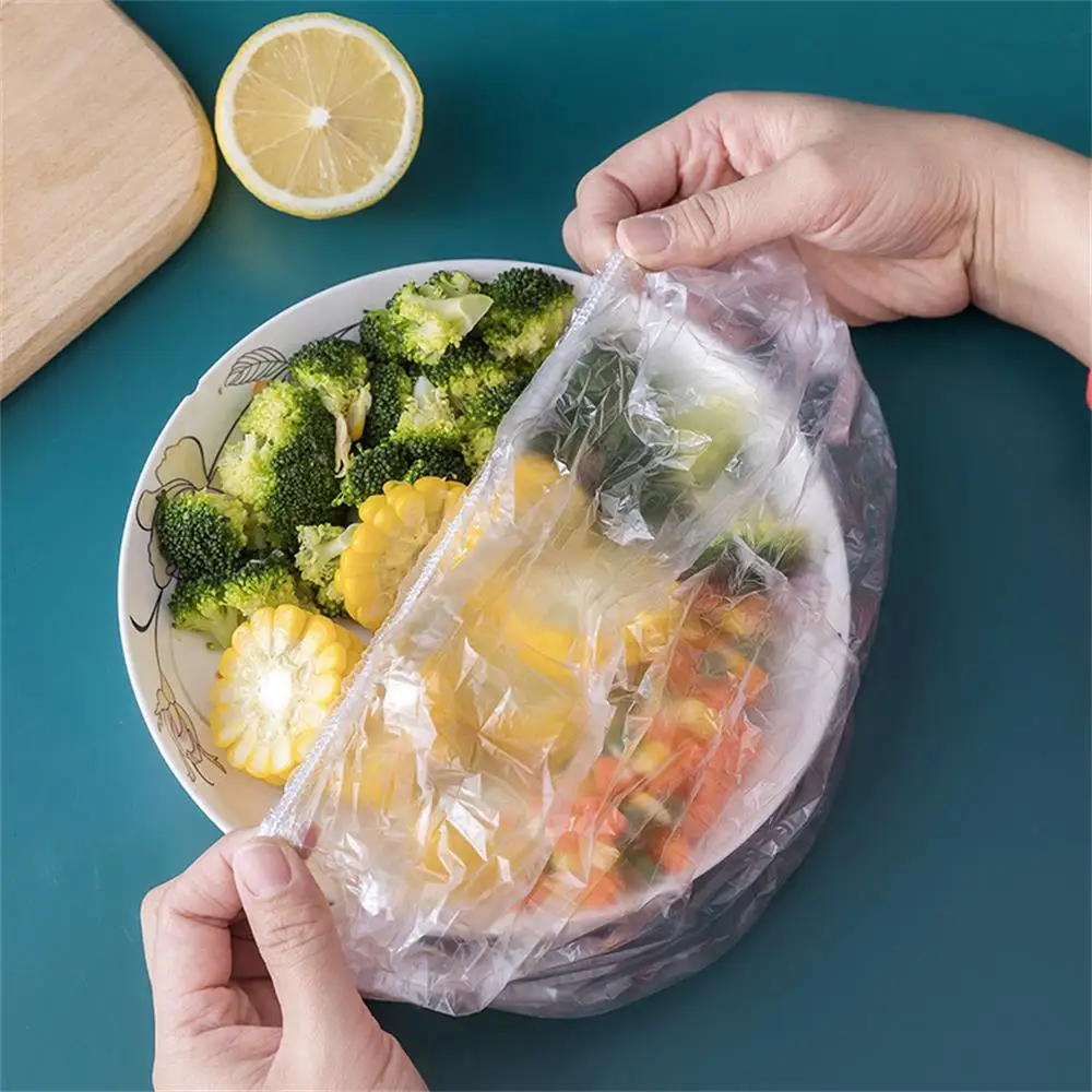 100Pcs Disposable Bowl Cover Elastic Food Dust Covers Reusable Plastic Wrap Bags Fresh Food Storage Saran Refrigerator Kitchen
100Pcs Disposable Bowl Cover Elastic Food Dust Covers Reusable Plastic Wrap Bags Fresh Food Storage Saran Refrigerator Kitchen