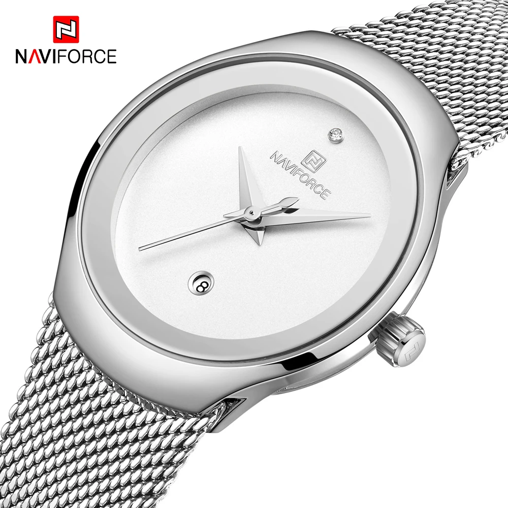 NAVIFORCE наручные часы женские модные стальные сетчатые водонепроницаемые кварцевые часы Роскошные Аналоговые женские часы 2020 Relogio Feminino
NAVIFORCE наручные часы женские модные стальные сетчатые водонепроницаемые кварцевые часы Роскошные Аналоговые женские часы 2020 Relogio Feminino