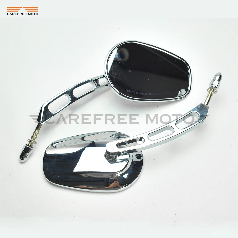 Chrome Motorcycle Mirror Moto Rear View Mirrors Hollow styling case for Harley Touring Road King Glide VRSCAW V-ROD 883 1200
Chrome Motorcycle Mirror Moto Rear View Mirrors Hollow styling case for Harley Touring Road King Glide VRSCAW V-ROD 883 1200
