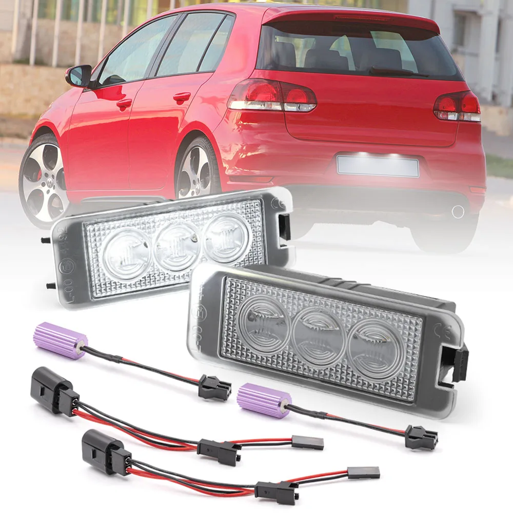 2X LED License Number Plate Light For VW Golf IV MK4 MK5 MK6 MK7 For Passat 4D B6 4D B7 CC For Seat Ibiza Leon Altea Exeo
2X LED License Number Plate Light For VW Golf IV MK4 MK5 MK6 MK7 For Passat 4D B6 4D B7 CC For Seat Ibiza Leon Altea Exeo