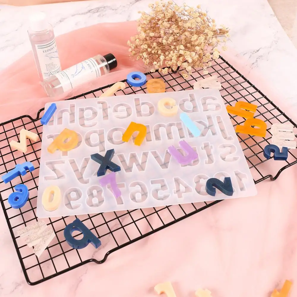 DIY Epoxy Resin Molds Digital English Alphabet Silicone Keychain Mold Casting Mold For Jewelry Making Findings Crafts Supplies
DIY Epoxy Resin Molds Digital English Alphabet Silicone Keychain Mold Casting Mold For Jewelry Making Findings Crafts Supplies