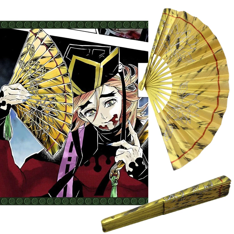 Аниме Demon Slayer Kimetsu No Yaiba Douma Золотой складной веер акриловый аксессуар для косплея ручной работы реквизит аксессуары для Хэллоуина
Аниме Demon Slayer Kimetsu No Yaiba Douma Золотой складной веер акриловый аксессуар для косплея ручной работы реквизит аксессуары для Хэллоуина