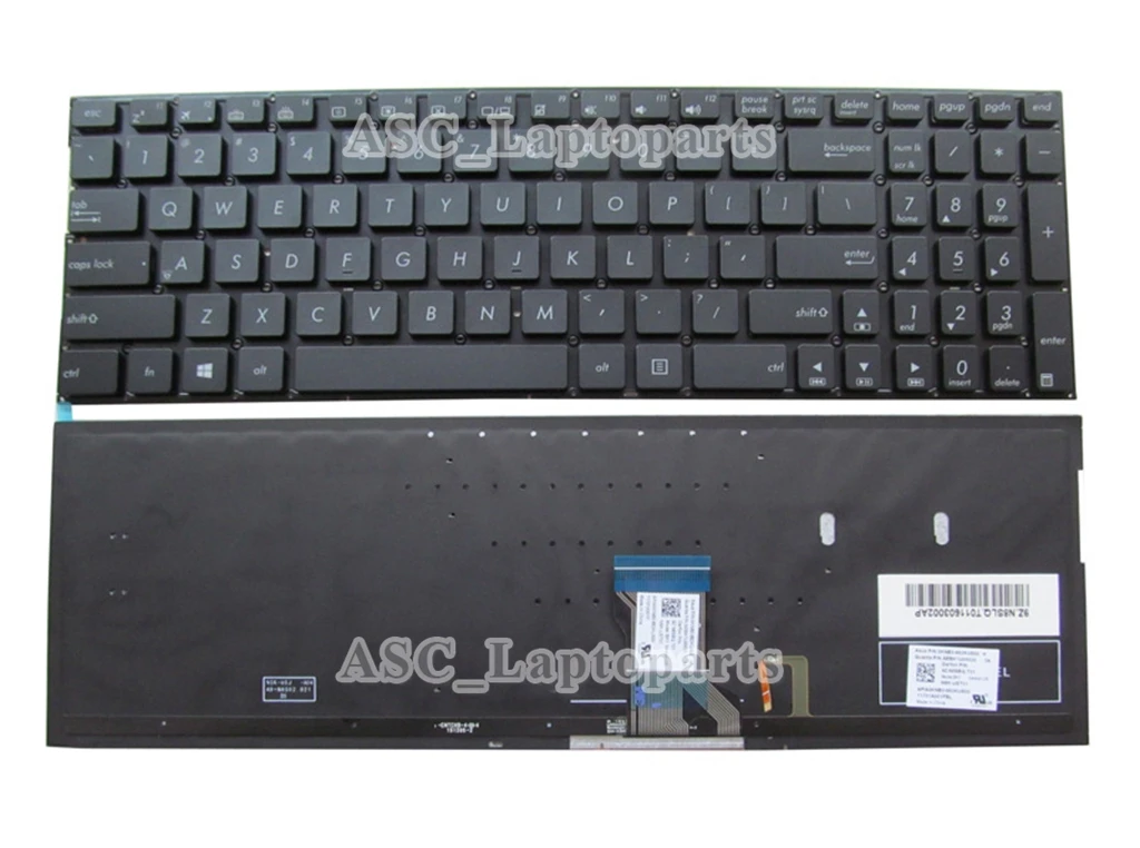 New US QWERTY Keyboard for ASUS Q553U Q553UB Q524U Q524UQ Q534UX Laptop, Black, NO Frame
New US QWERTY Keyboard for ASUS Q553U Q553UB Q524U Q524UQ Q534UX Laptop, Black, NO Frame