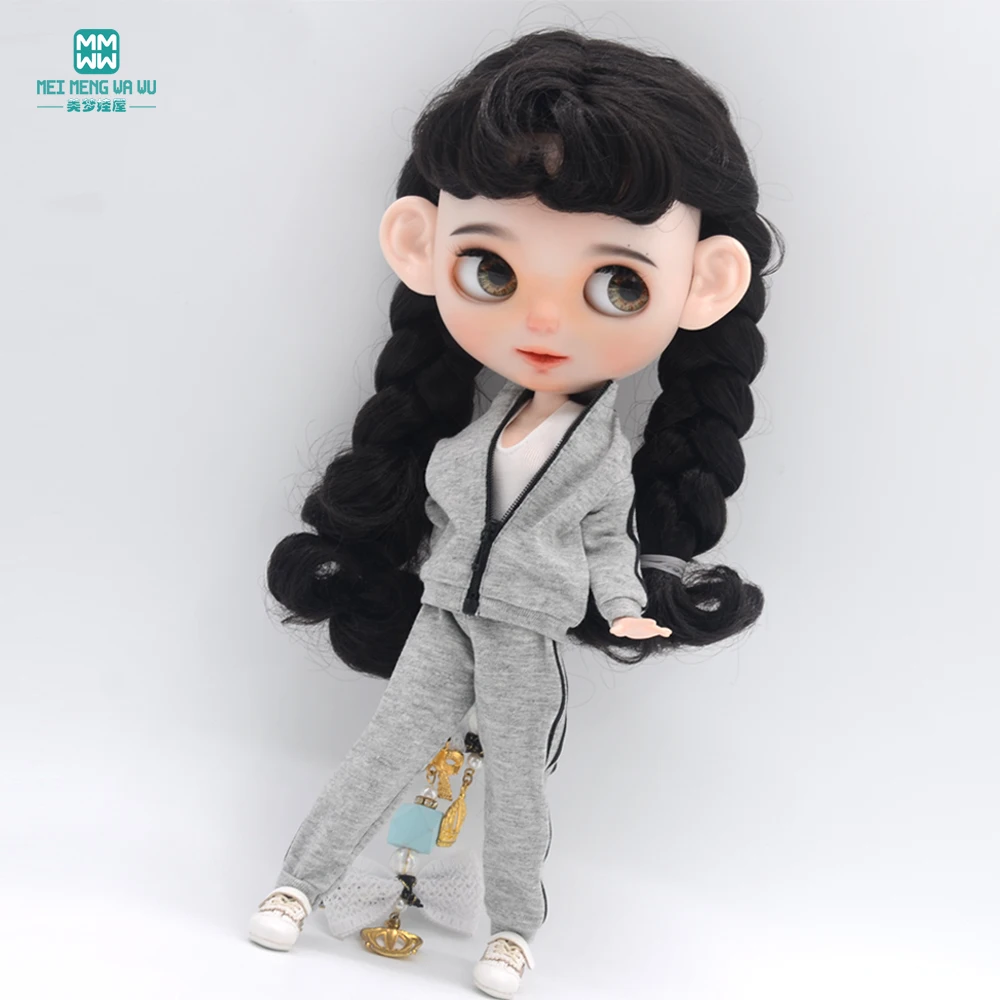 Clothes for doll Fashion sports suit blue white red black fits Blyth Azone OB22 OB24 doll accessories
Clothes for doll Fashion sports suit blue white red black fits Blyth Azone OB22 OB24 doll accessories