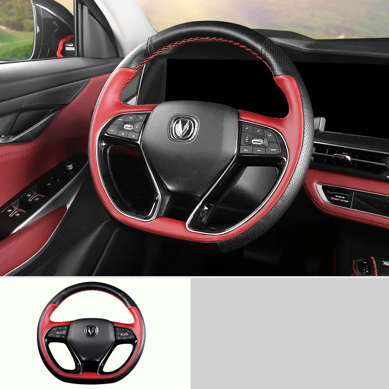 For Changan cs75 plus 2021 DIY custom leather car interior steering wheel cover car accessories
For Changan cs75 plus 2021 DIY custom leather car interior steering wheel cover car accessories