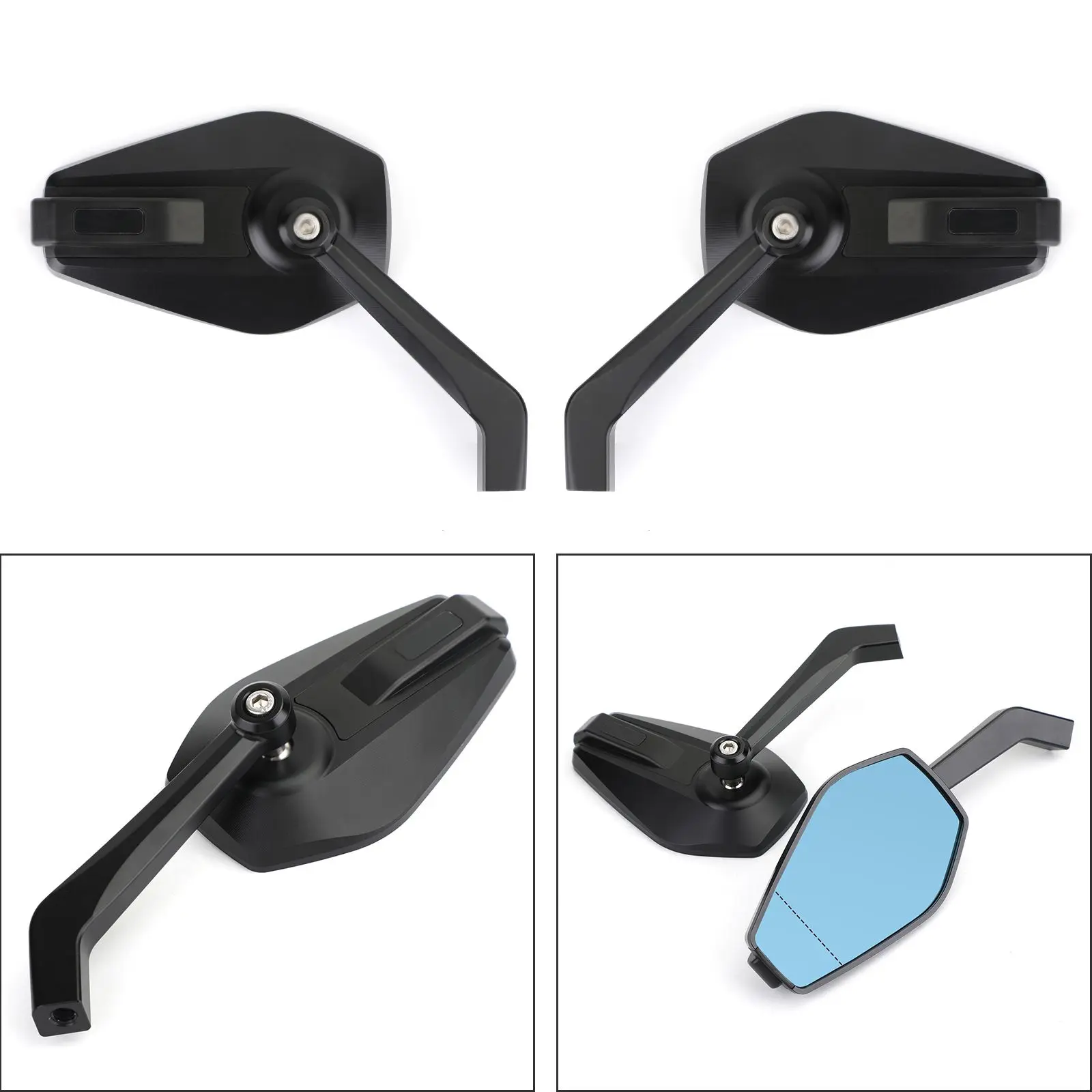 Artudatech CNC ALU 8mm 10mm UNIVERSAL Motorcycle Rearview Mirror for Chopper Cruiser Custom
Artudatech CNC ALU 8mm 10mm UNIVERSAL Motorcycle Rearview Mirror for Chopper Cruiser Custom