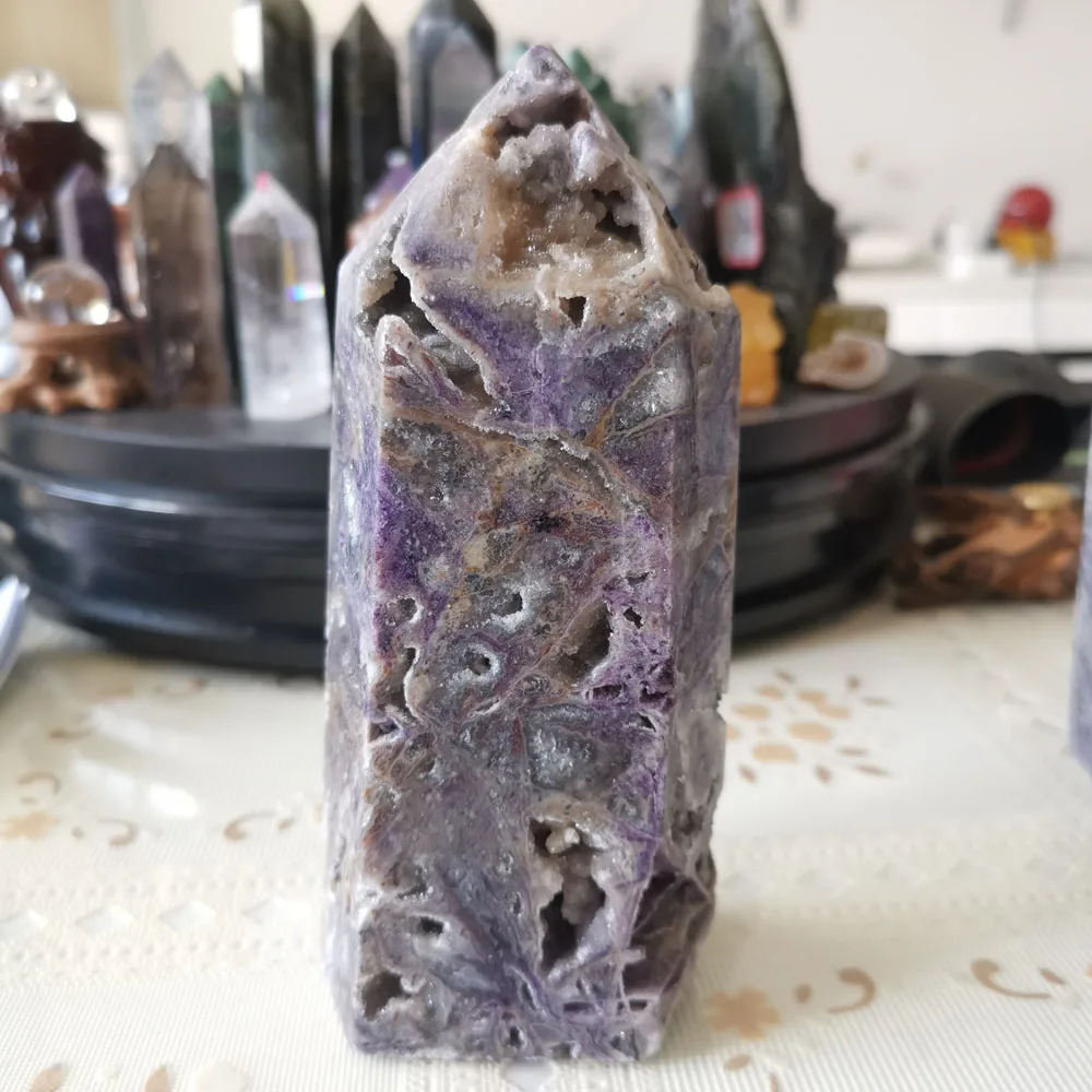 Natural Crystal Quartz Sphalerite Point, Big Wand Towers, Healing Stone, Energy Ore, Mineral Crafts, Home Decoration
Natural Crystal Quartz Sphalerite Point, Big Wand Towers, Healing Stone, Energy Ore, Mineral Crafts, Home Decoration