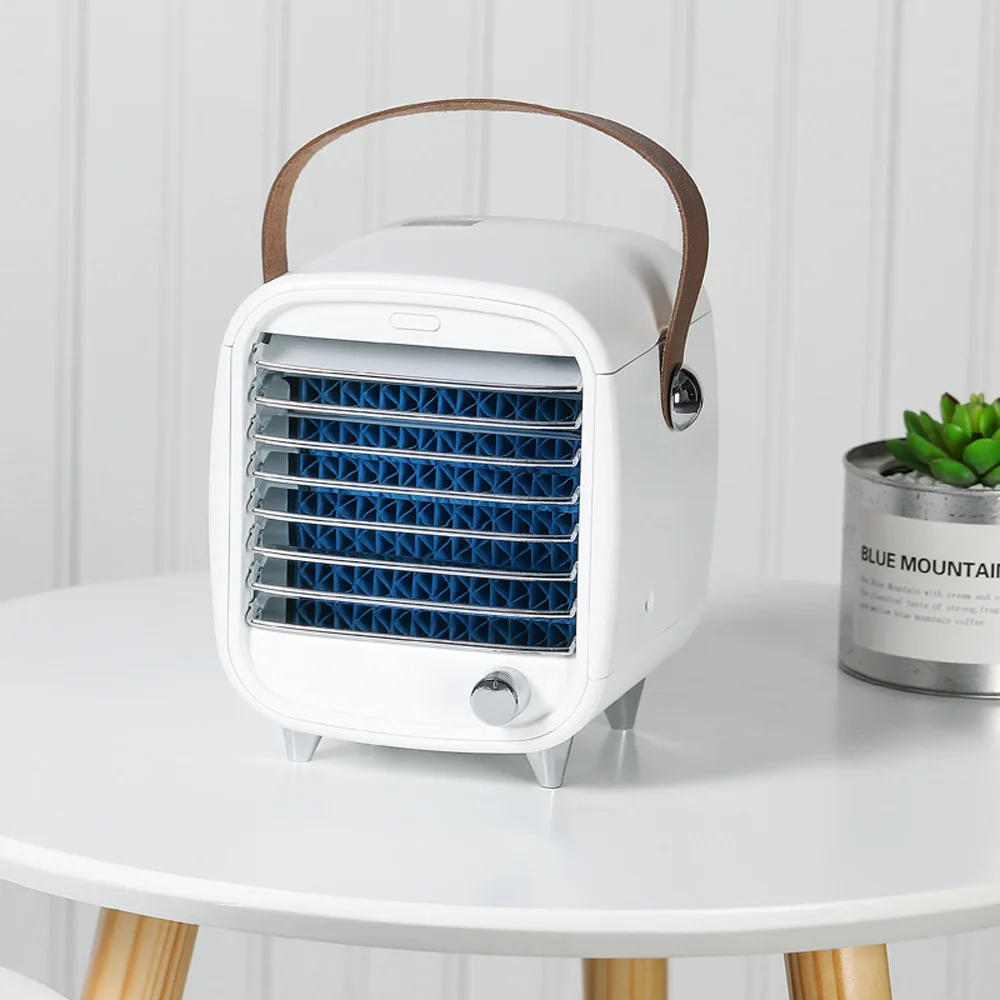 Portable Air Conditioner Office Built-in Ice Box Cooling Fan Household Cooling Fan Light Desktop Air Cooling Fan Humidifier
Portable Air Conditioner Office Built-in Ice Box Cooling Fan Household Cooling Fan Light Desktop Air Cooling Fan Humidifier
